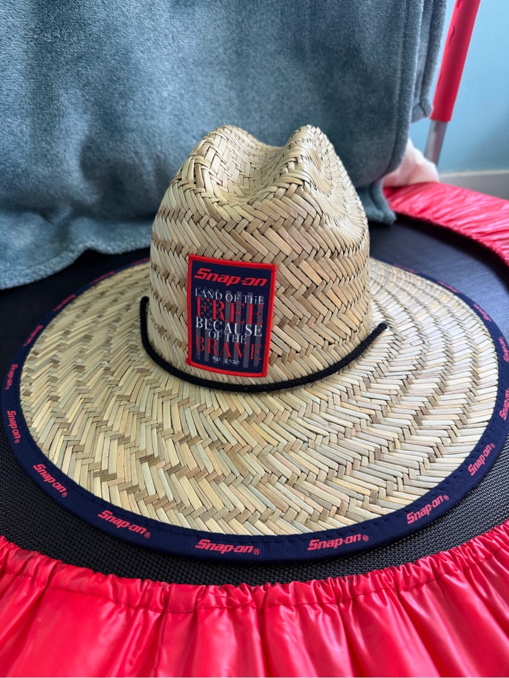 Snap-on Straw Sun Hat